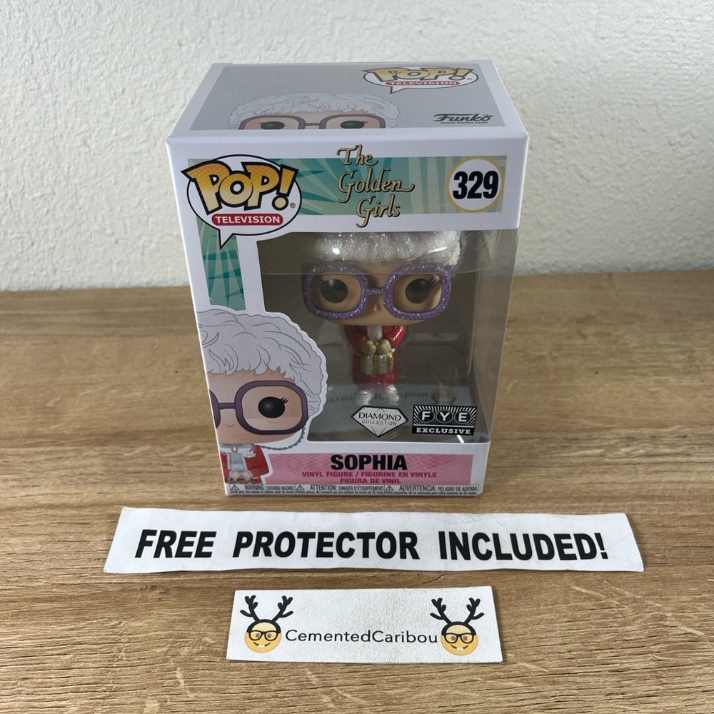 Sophia Diamond Funko Pop #329 FYE Exclusive Golden Girls Vaulted NEAR MINT